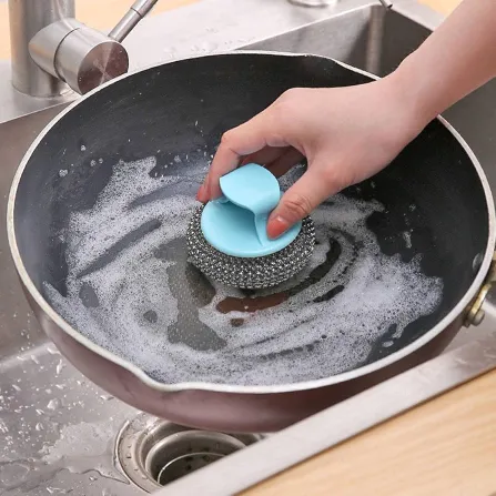 Detachable Cleaning Sponge Kitchen Dish Brush